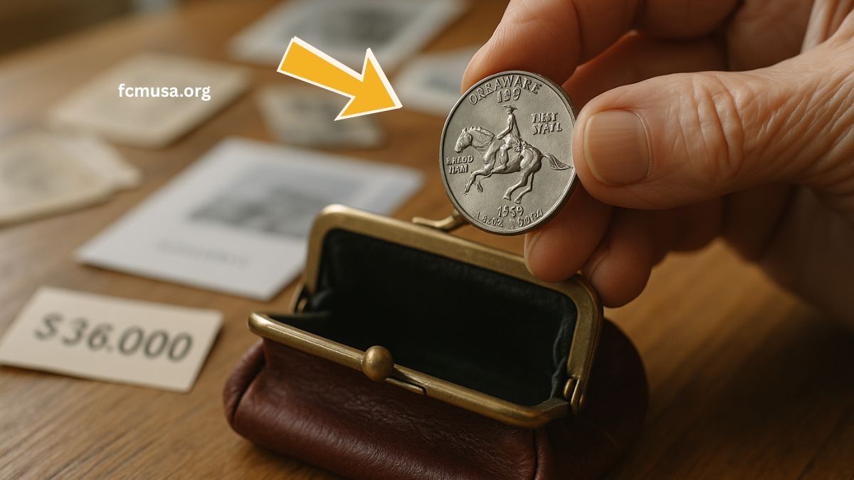 1999 Delaware State Quarter Found In Grandma’s Old Purse Brings $36,000 At Auction