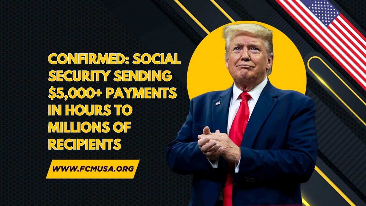 Confirmed: Social Security Sending $5,000+ Payments in Hours to Millions of Recipients