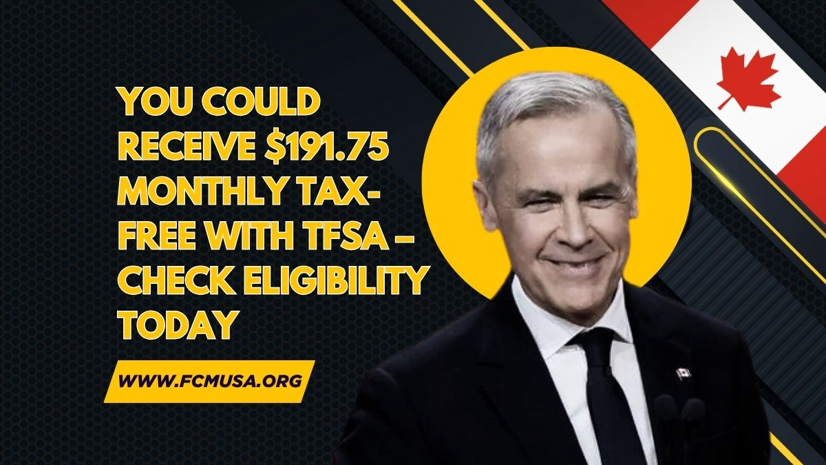 You Could Receive $191.75 Monthly Tax-Free with TFSA – Check Eligibility Today
